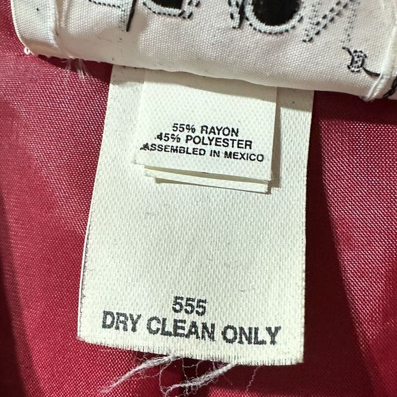 Devon Vintage Blazer Jacket Women’s Size 10 Red Windowpane Plaid Open 70s 80s - Picture 8 of 9